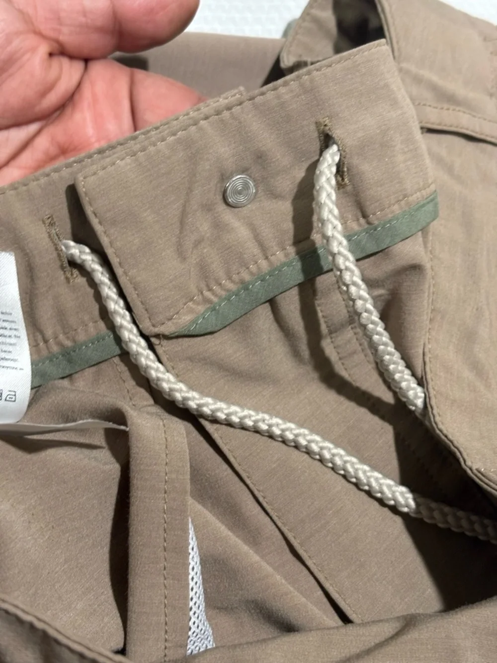 Faherty Men's Flat Front Shorts in Taupe Brown
